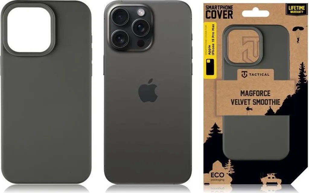 Coque iPhone 15 Pro Max Antichoc Tactique MagForce pour Extérieur