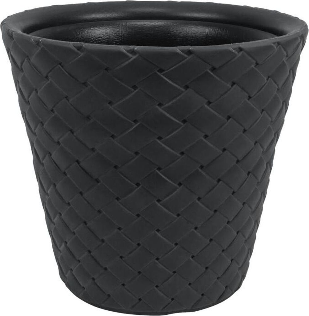 Vaso da fiori Prosperplast "Matuba", aspetto fibra di Immagine del prodotto 