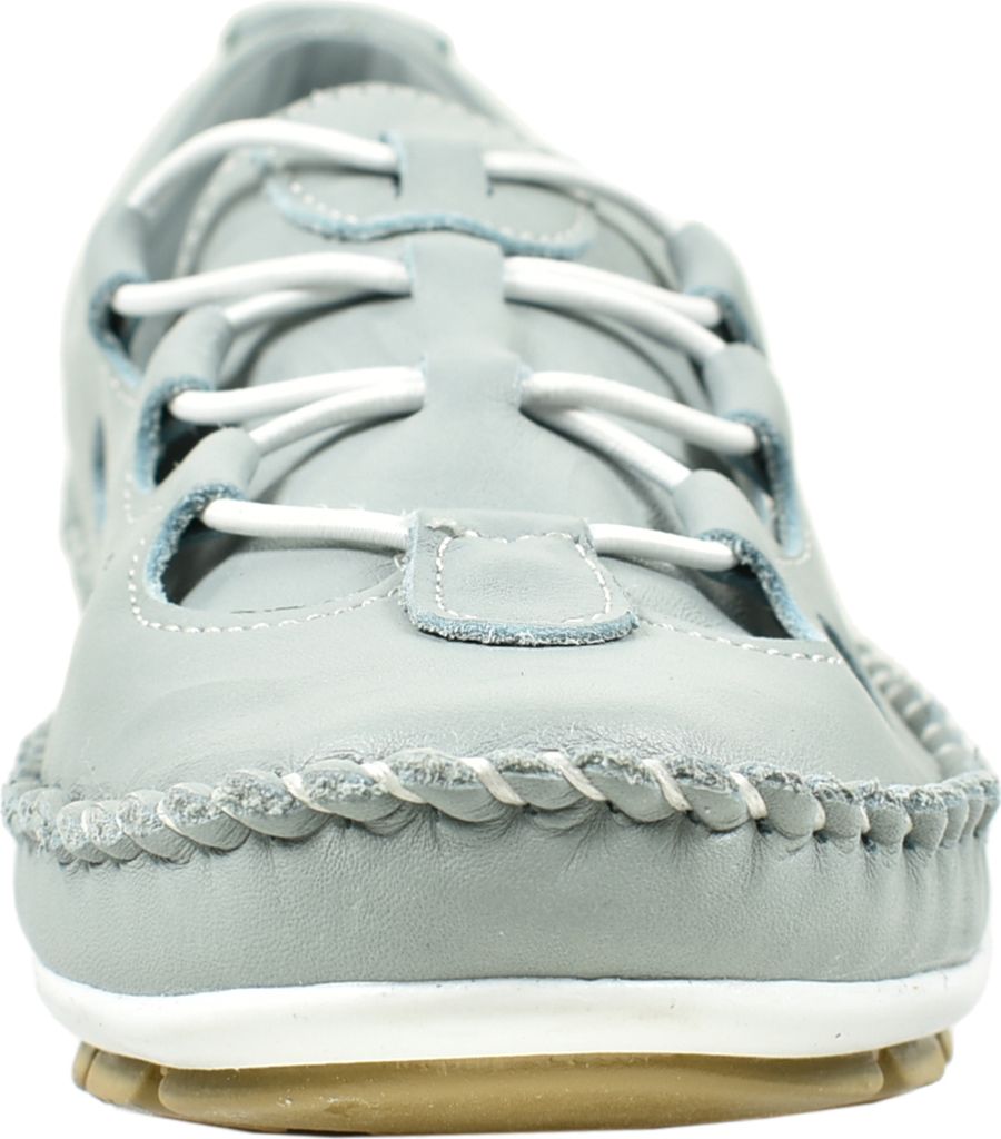 Gemini Damen Mokassin Slipper, Leder, Blau, 37 EU, lose Produktbild 