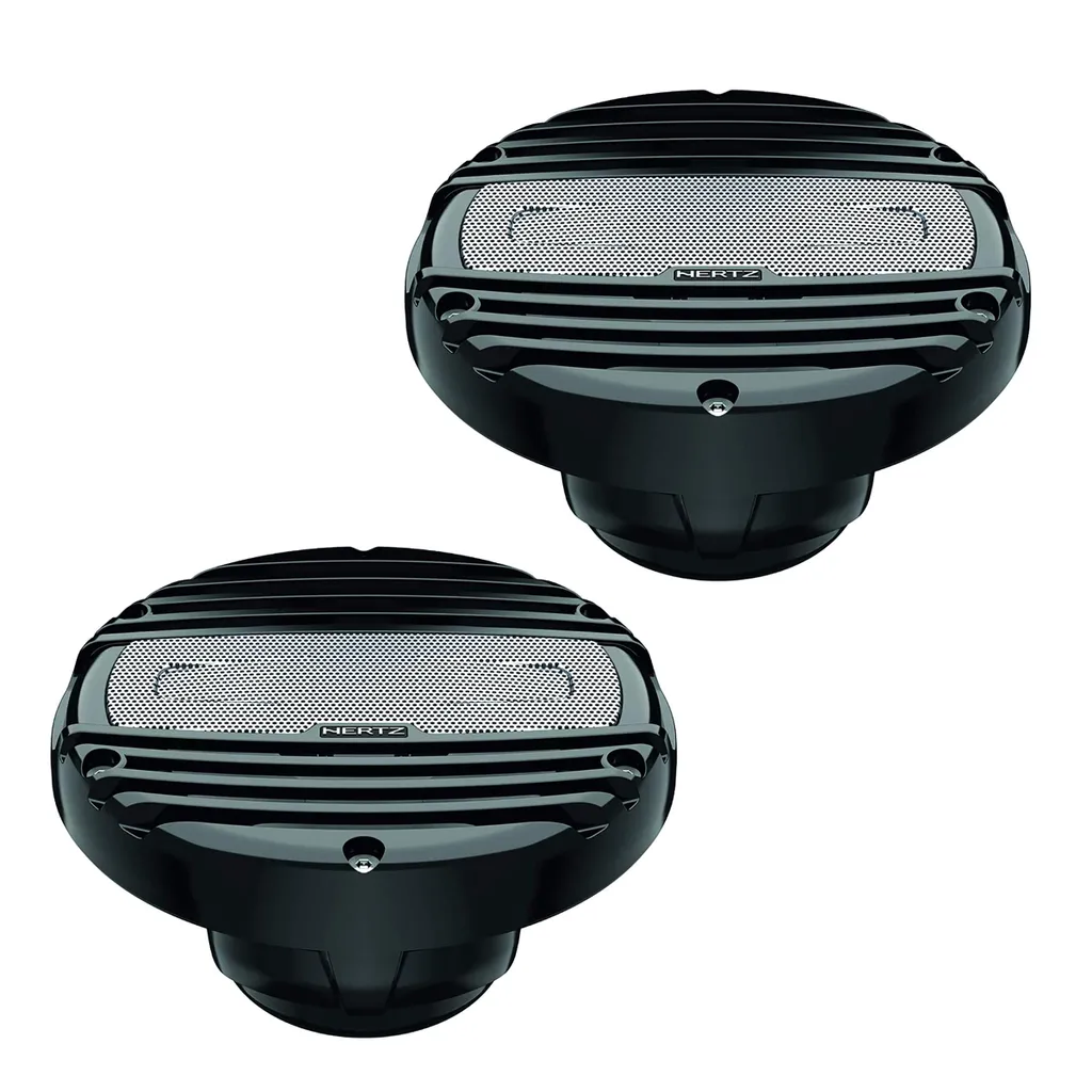 Hertz HMX 6.5-LD-C Enceinte Coaxiale Marine 165mm Noir avec LED RGB