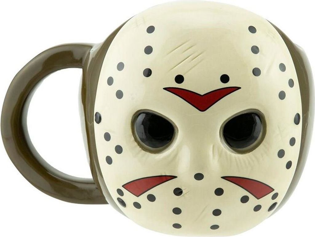 Friday the 13th Keramiktasse - Jason Mask Shaped Mug (500 ml)