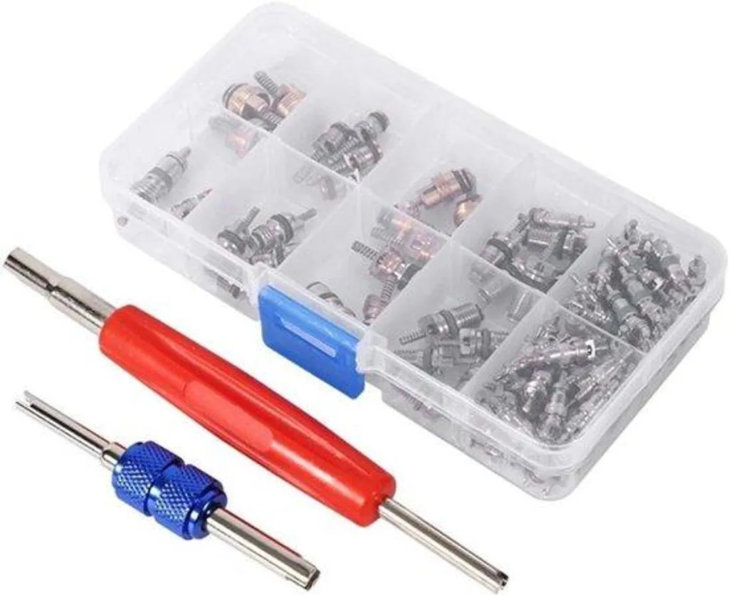 Kit outils de climatisation 102 pièces avec extracteur double tête