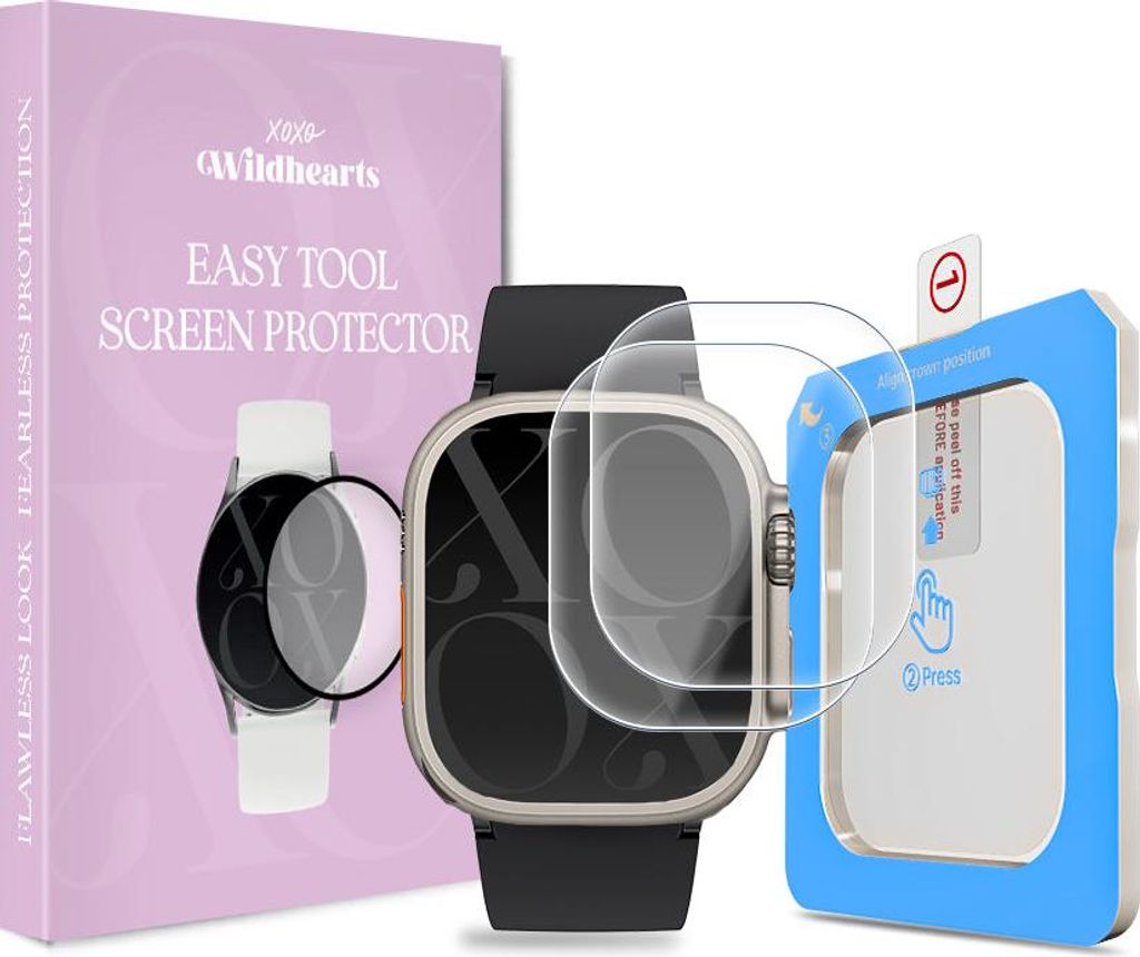 Apple Watch Ultra screenprotector one-click tool (glas)