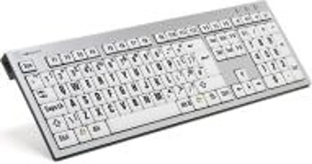 Clavier AZERTY à Grosses Touches Logickeyboard XLPrint pour Senior