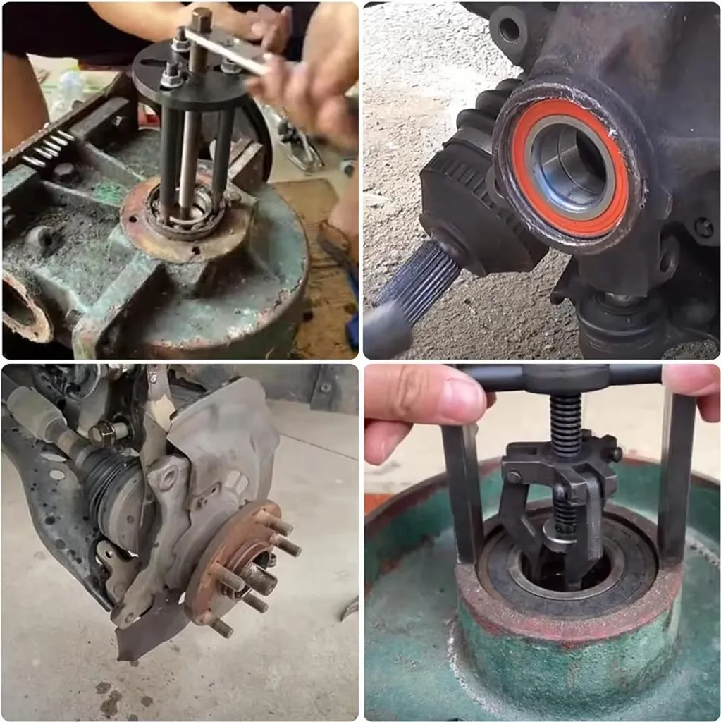 Kit extracteur de roulement 21 pièces en acier traité avec mallette