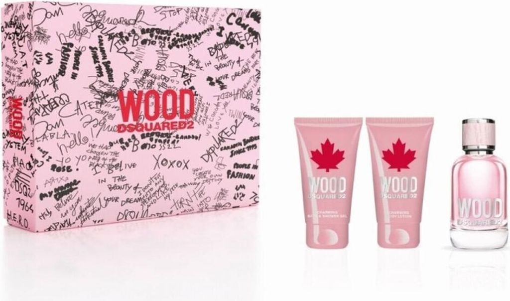 Dsquared2 Wood Für Frauen Edt 50Ml + Bsg 50Ml + Bl 50Ml