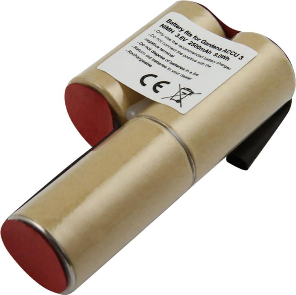 Avizar, Akku Gardena Accu 3 Grasschere 3,6 V 2500 mAh NiMH, Beige