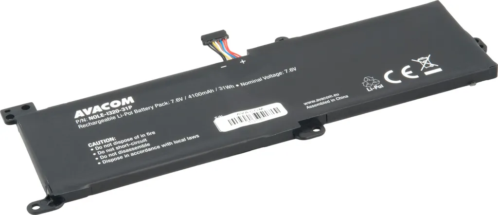Batterie Lenovo IdeaPad 320 Li-Pol 7.6V 4100mAh 31Wh Haute Qualité