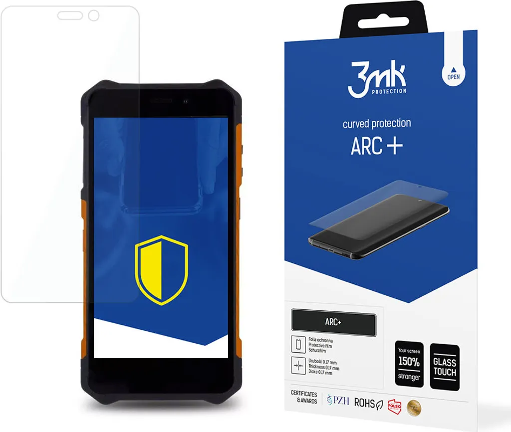 Smartphone Rugged Hammer Iron 3 LTE + Kit Protezione 3mk Arc+ Pro
