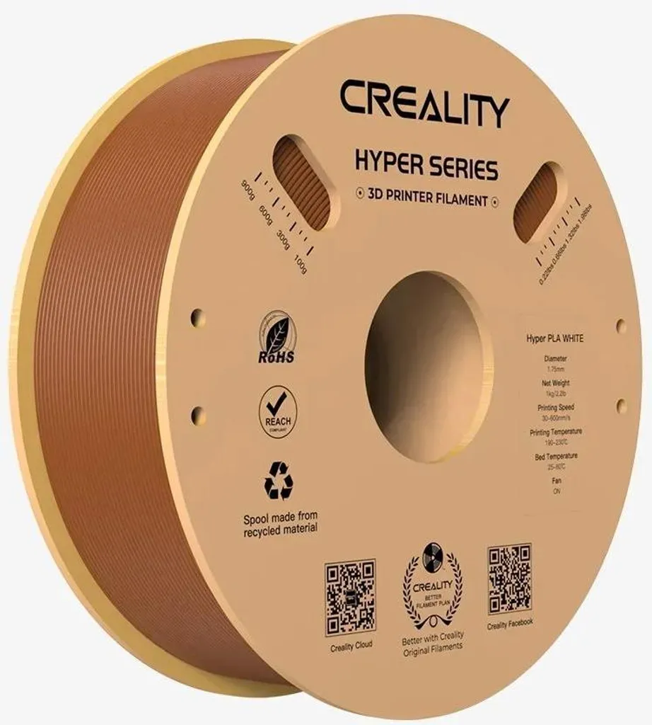 Filamento 3D PLA Marrone High Speed 1kg - Resistenza Meccanica Plus