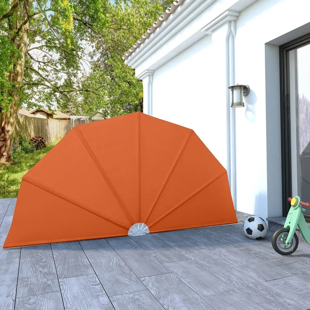 Éventail latéral de terrasse pliable Terracotta 160 cm The Living Store