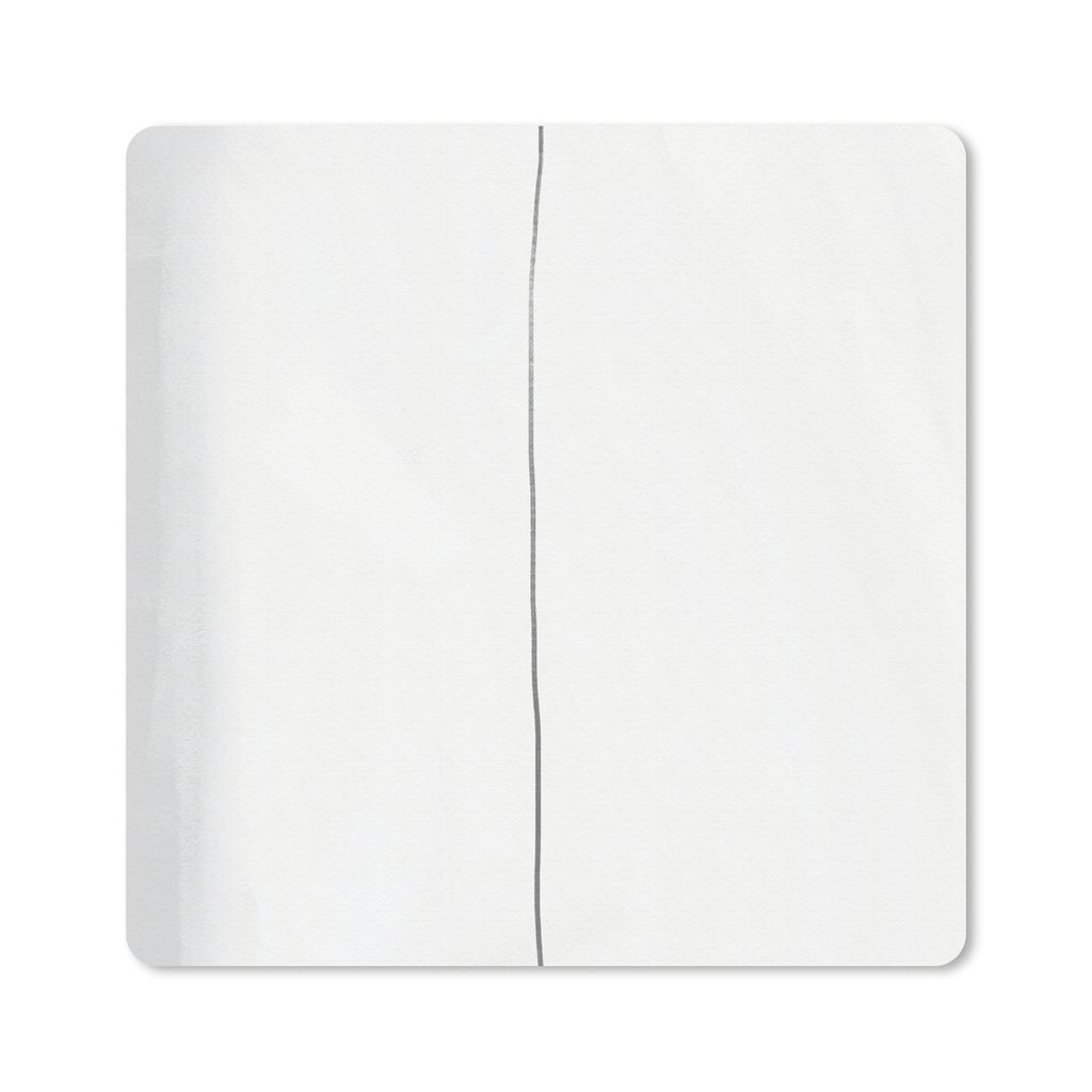 MuchoWow Mauspad Mousepad Abstrakt - Linie - Design - Taupe 30x30 cm - Mousepads - Maus Mat - Pad - Mausunterlage - Gaming