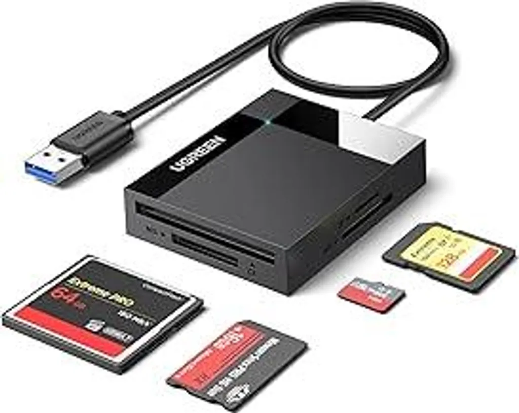 UGREEN Lettore SD CF USB 3.0: Backup Video 4K Rapido e Sicuro