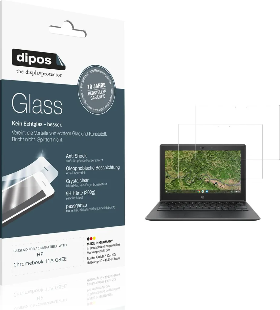 Film Protecteur pour HP Chromebook 11A G8 EE en Verre Flexible 9H