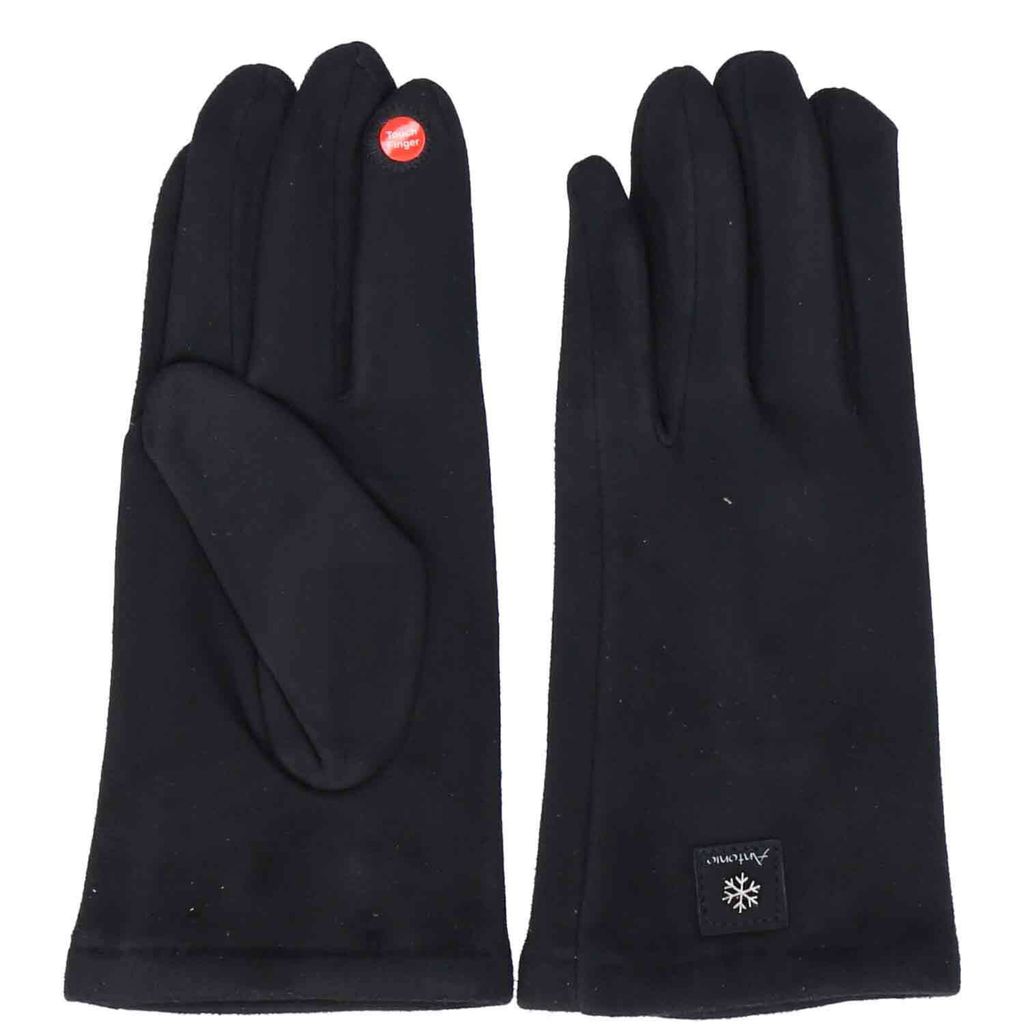 Antonio Damen Fingerhandschuhe Elegant  schwarz : Produktbild 
