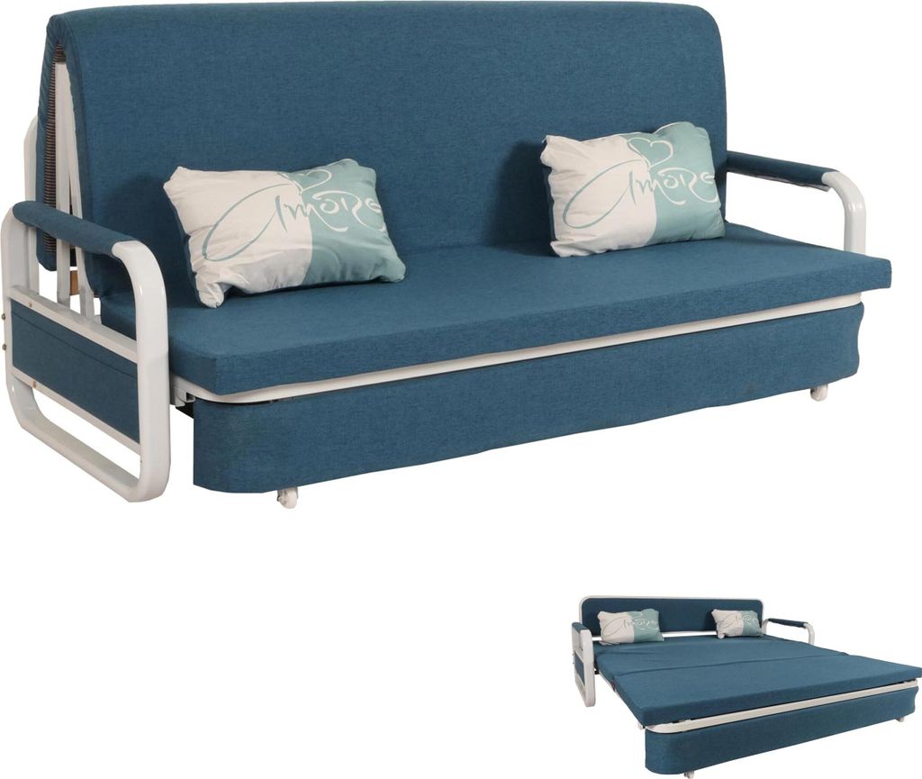 Schlafsofa MCW-M83, Schlafcouch Couch Sofa, Schlaffunktion Produktbild 
