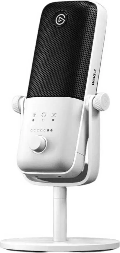 Elgato Wave 3 Microphone USB Condensateur 24-bit 96kHz pour le Streaming