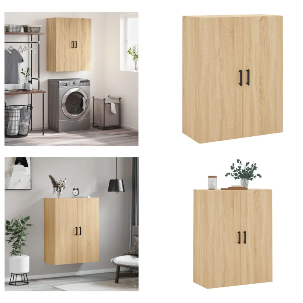 Armadio a Muro vidaXL Rovere Sonoma 69,5x34x90 cm | Arredo Casa