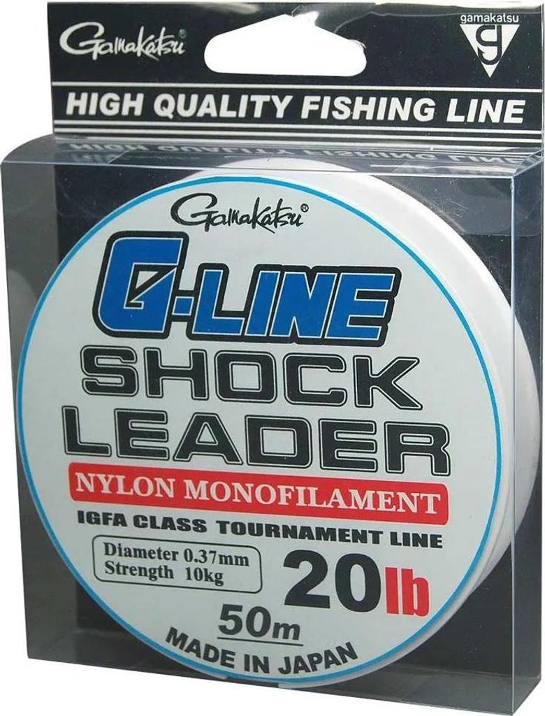 Gamakatsu G-Line Shock Leader - 50m żyłka przyponowa, Zdjęcie produktu 