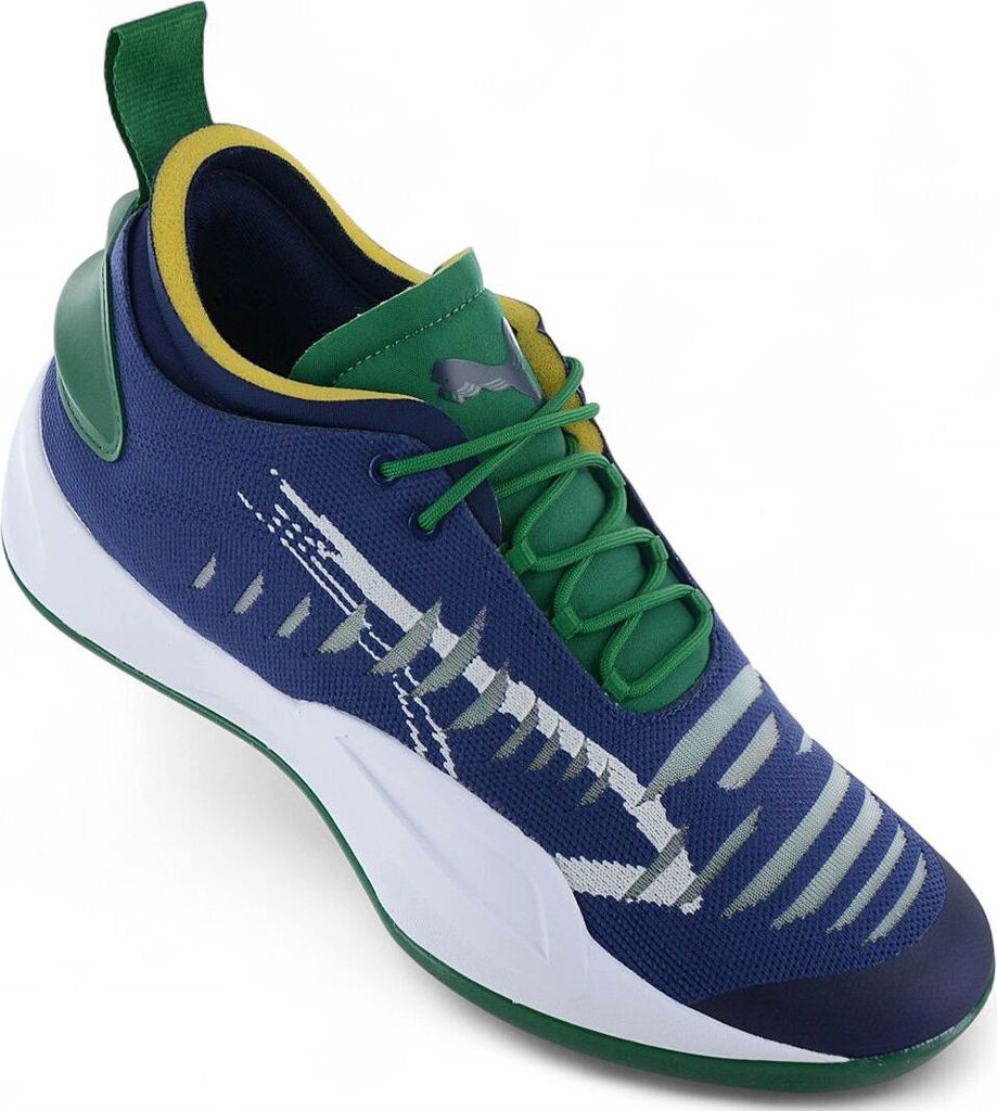 PUMA Rise Nitro - Keeping Score - Sneakers Basketball Schuhe Blau 377677-01 , EU 47 UK 12