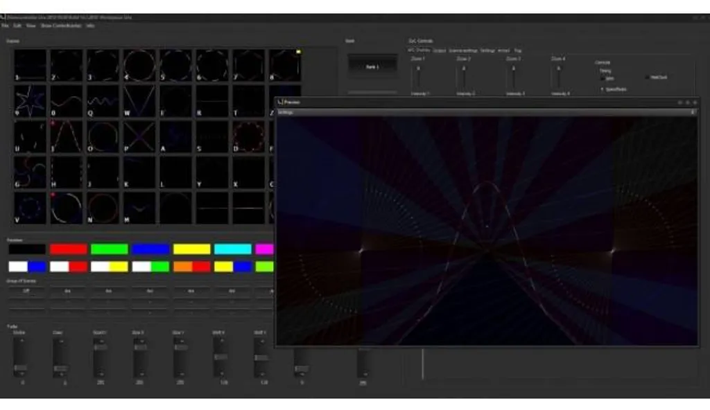 Logiciel de show laser multimédia professionnel Laserworld Showcontroller - 8