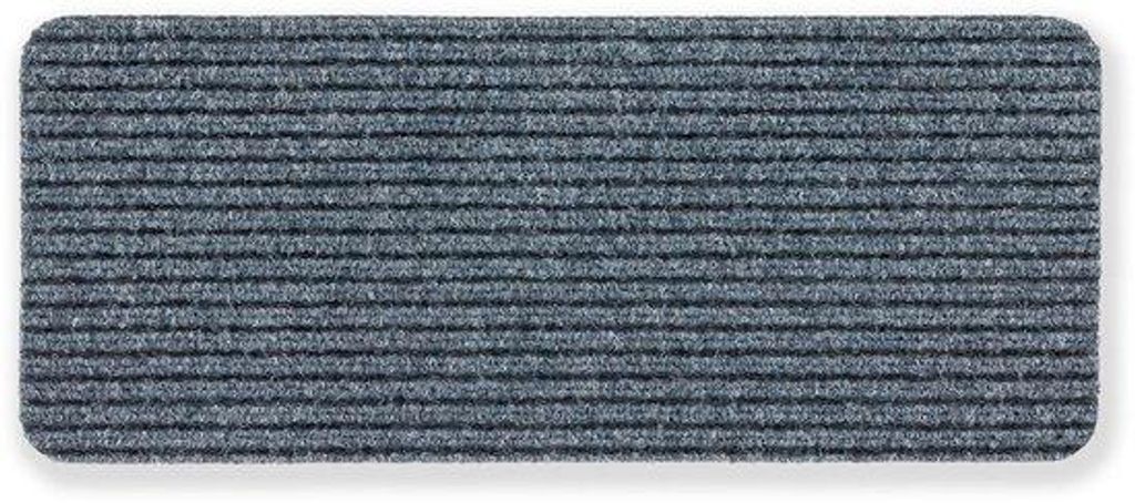 Grijs antislip deurmat 25x60 cm, duurzaam en waterafstotend