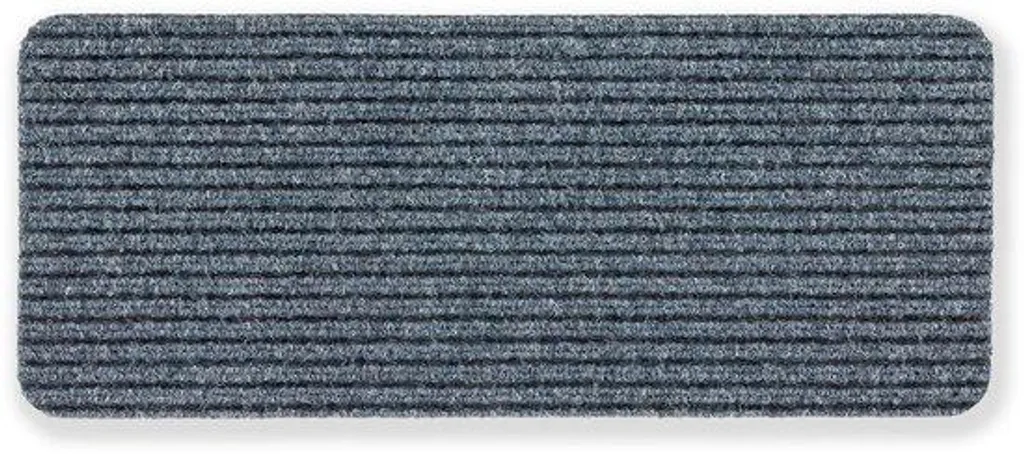 Tapis de sol gris 25 x 60 cm - Paillasson d'entrée robuste et antidérapant