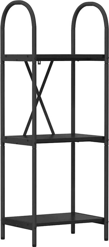 "SALE 2026"Bücherregal - Bücherschrank/Standregal Langlebiges - Schwarz Eichen-Optik 40x30x109cm Holzwerkstoff - Bücherregale DEMöbel206537