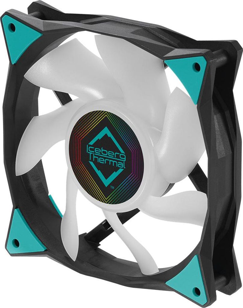 ICEBERG THERMAL IceGALE ARGB PWM - 120mm ARGB Black Obrázok produktu 