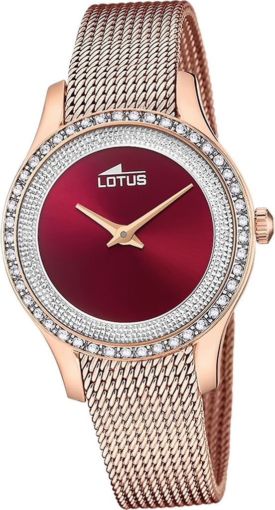Lotus Edelstahl Damen Uhr Armbanduhr rosegold Elegant Classic D2UL18828/1
