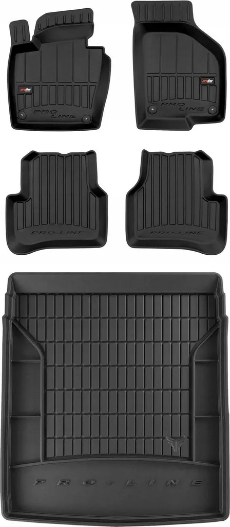 Tappetini 3D Gomma VW CC FB 2012-2016: Protezione Su Misura Premium