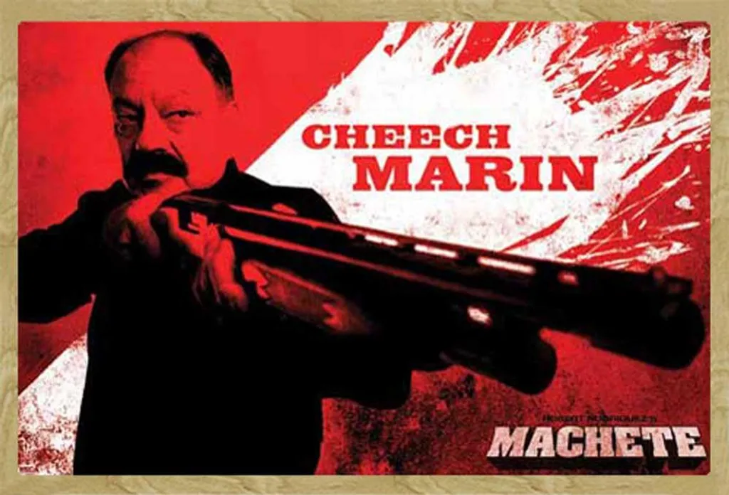 Offerta Poster Machete Cheech Marin + Cornice Faggio Shinsuke