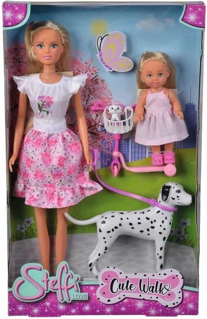 Puppe Simba Love poupée dalmatien + Evi Love