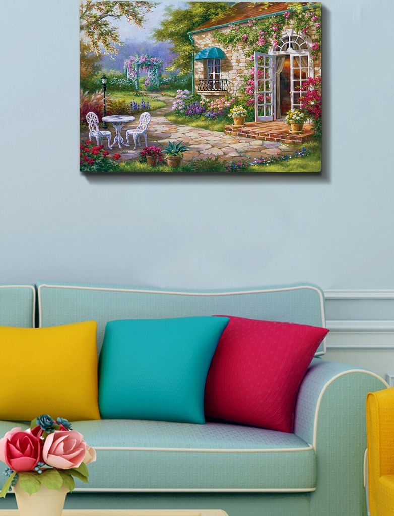 Wallity, Kanvas- TCR1387, Bunt, Leinwandbilder, 50 x 70 cm, 100% Leinwand