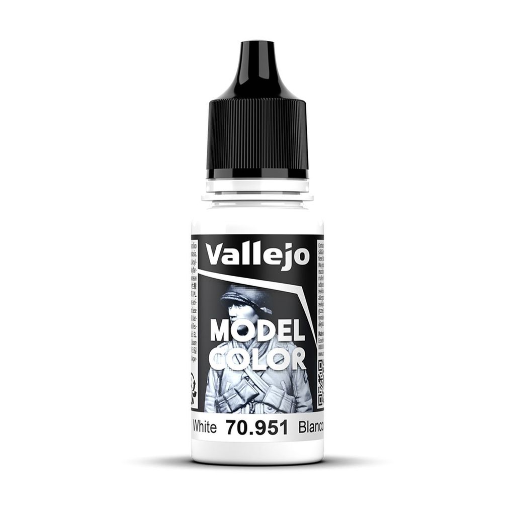 Vallejo 70.951, 17 ml, Weiß, Matte, Flasche Produktbild 