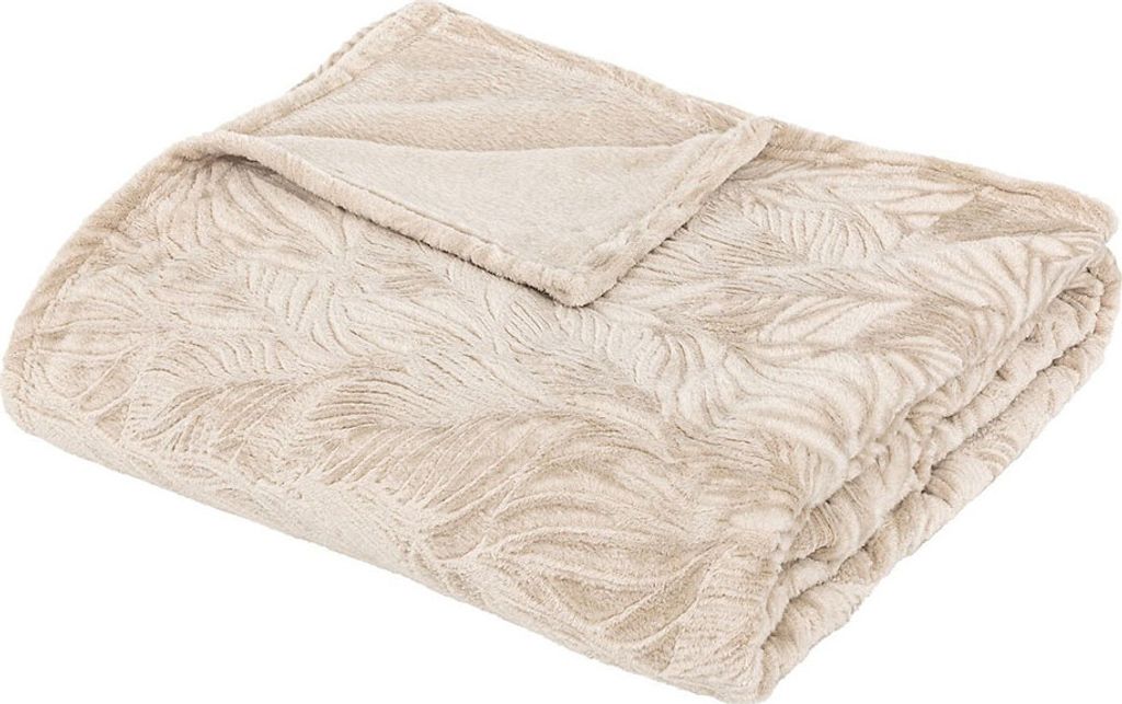 Eazy Living Kuscheldecke 180 x 230 cm Pomeline Beige