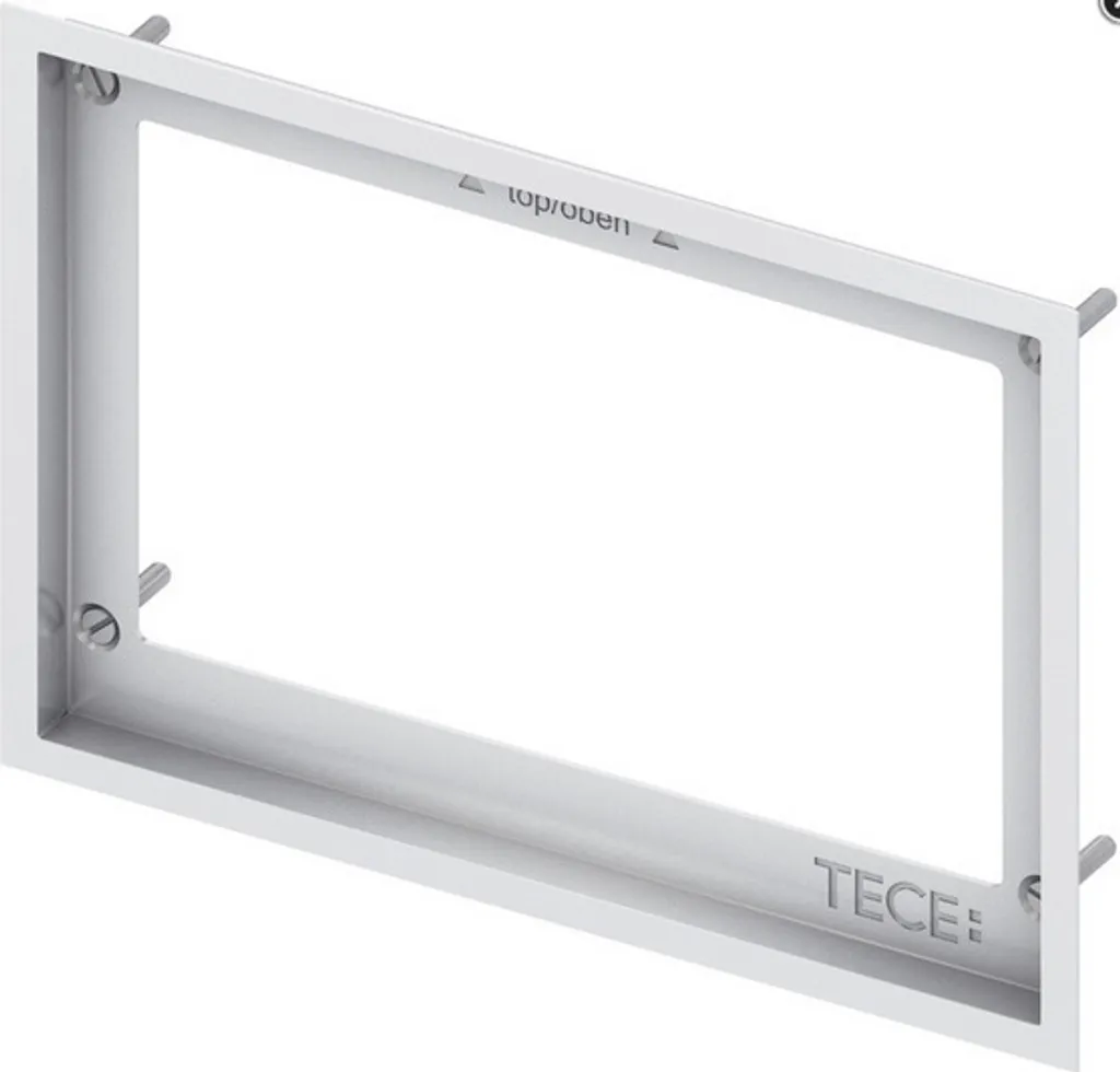 Cornice TECE WC Metallo Cromo Lucido - Design Elegante per Bagno - 1