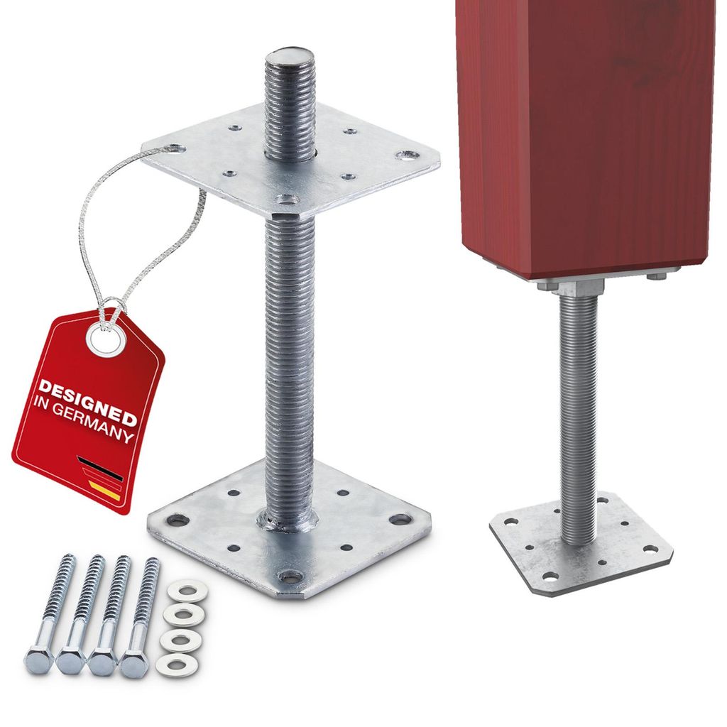 SOTECH Pfostenträger M24 110 x 110 x 250 mm feuerverzinkt – Produktbild 