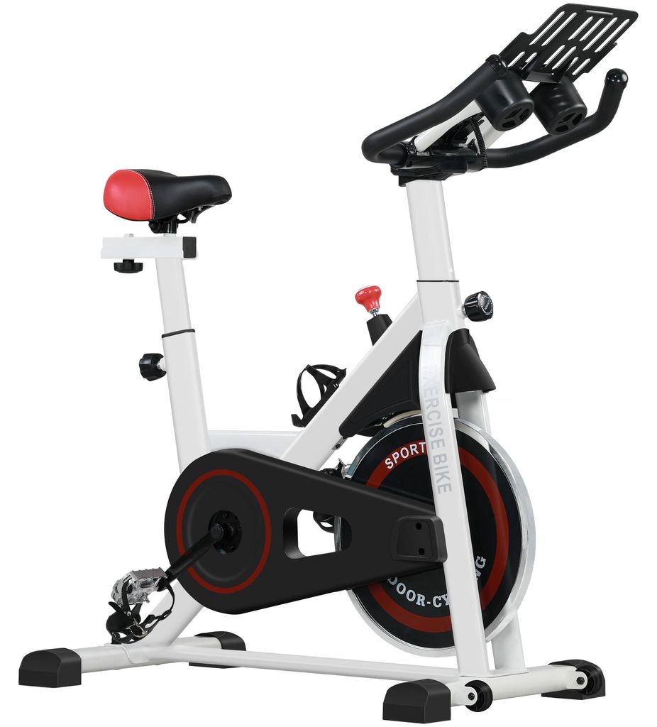 HOMCOM Hometrainer, fietstrainingapparaat met LCD-display Productafbeelding 