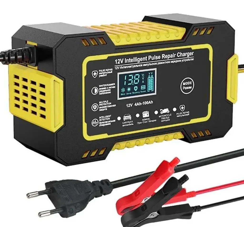 Réparer batterie déchargée 12V avec chargeur intelligent à impulsions