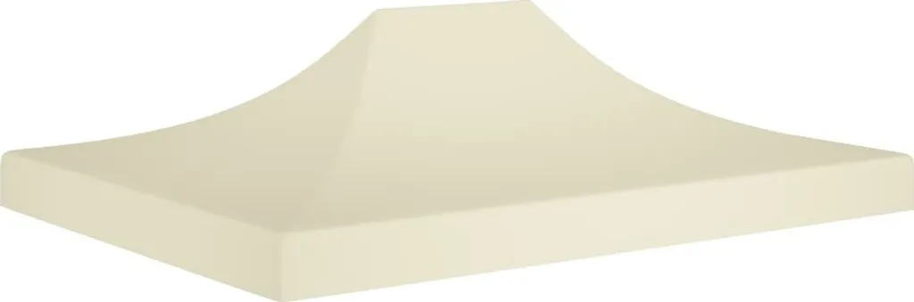 Toit de pavillon 4x3 m crème ultra résistant 270 g/m² étanche et UV