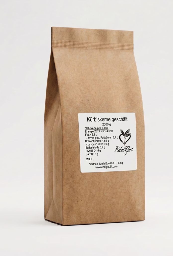 Kürbiskerne geschält 2,5 kg, vegan, GMO frei