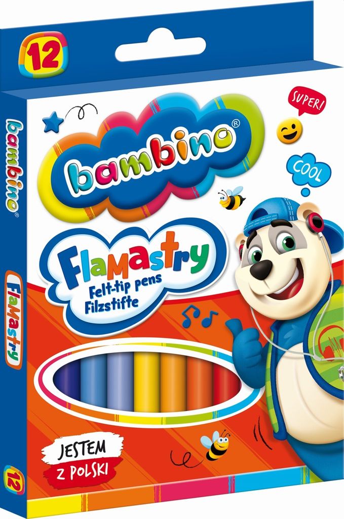 Bambino, Pastely, Súprava 12 Farieb Obrázok produktu 