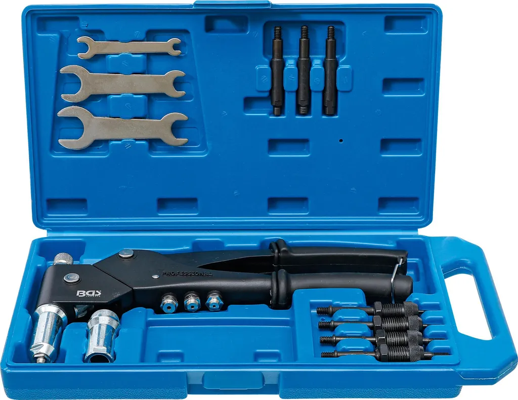 BGS 438 Jeu de pinces à riveter pour rivets standard et écrous