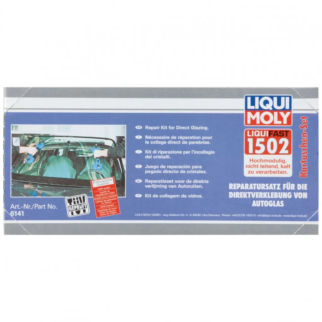 Liqui Moly Liquifast 1502 Adhésif 6141 à Séchage Rapide et Pose Facile