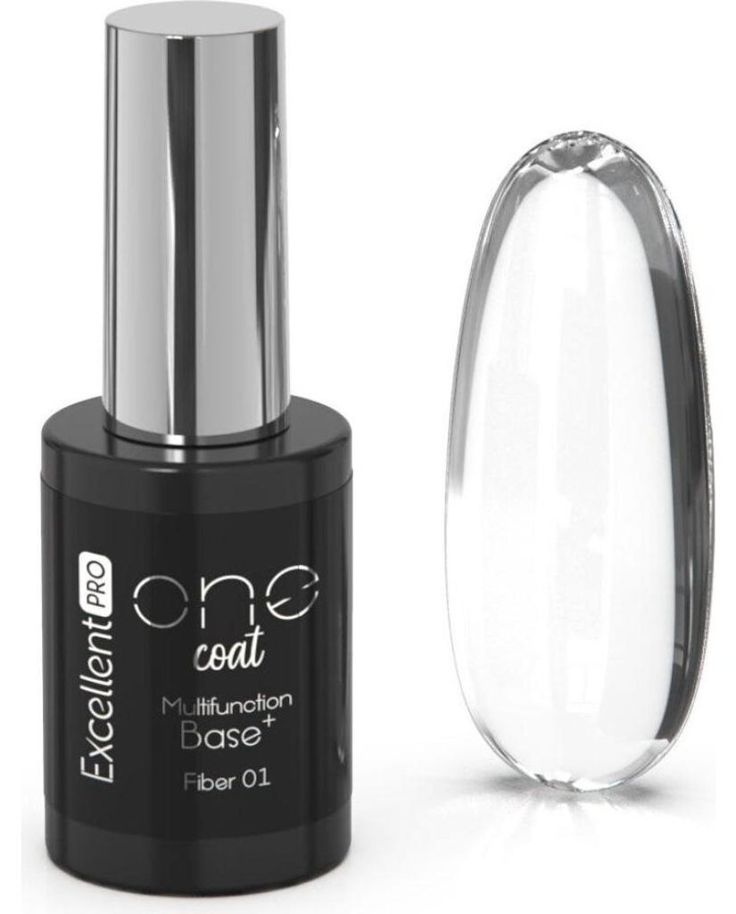 Excellent Pro | One Coat Base+ Fiber 01 – čirý – Obrázek produktu 