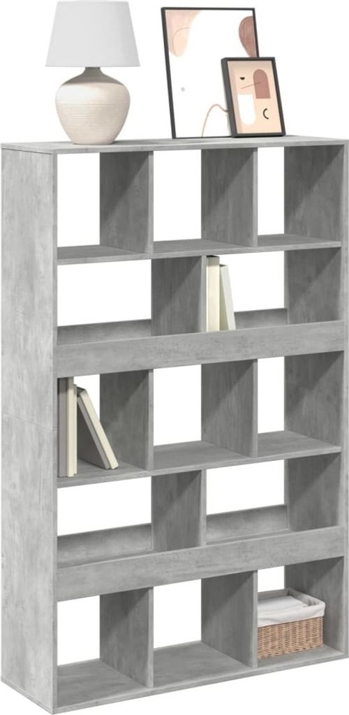 Maison Exclusive - Bücherregal Betongrau 100x33x156,5 cm Holzwerkstoff