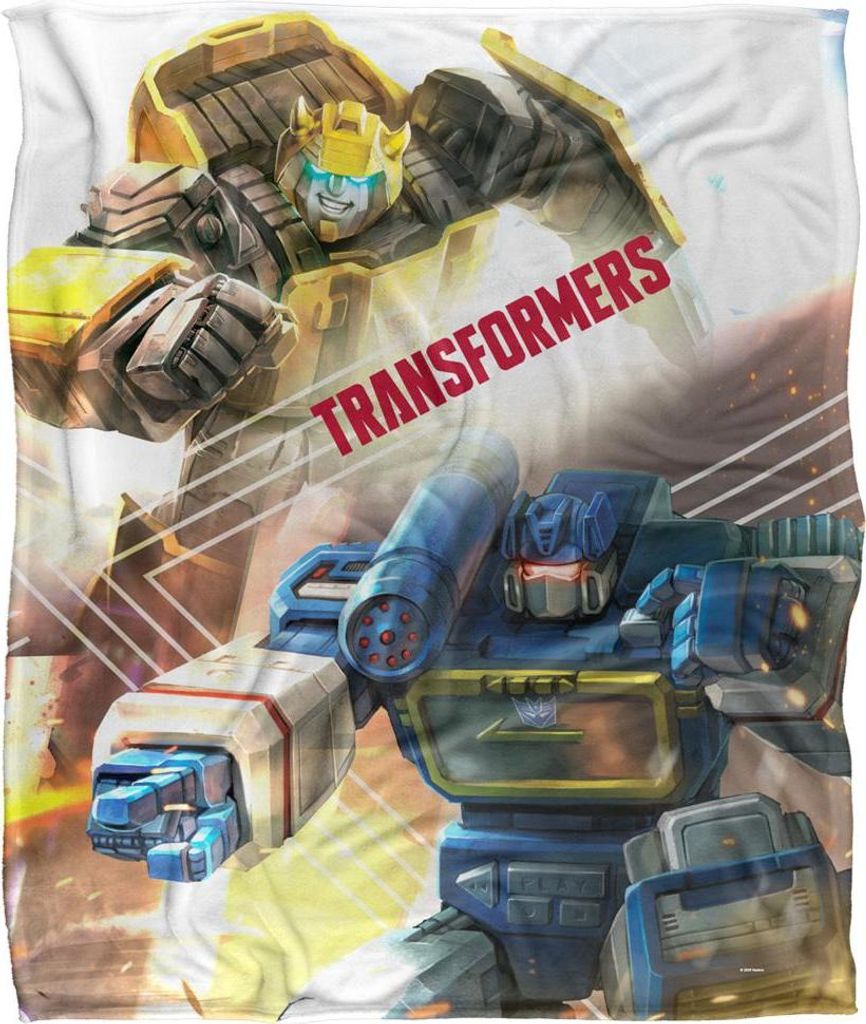 Transformers - "Cybertron Warriors" Decke, Seidig, Supersoft TV23795 (Einheitsgröße) (Bunt)