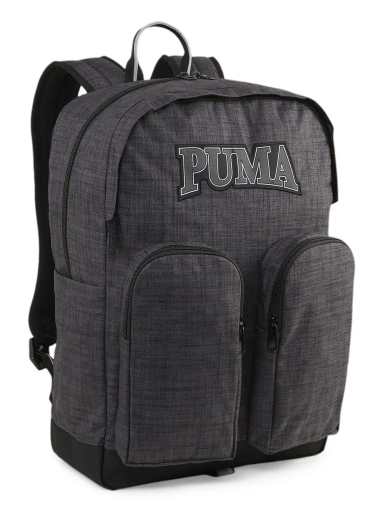 PUMA Squad Sac à Dos 27L Gris Chiné avec Compartiment Laptop Rembourré