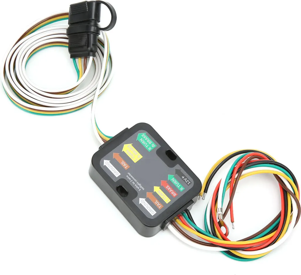 Convertisseur remorque 3 vers 2 fils avec protection circuits LED 60"